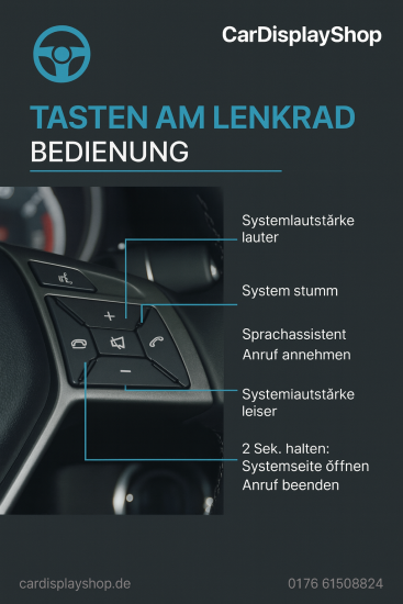 Drahtlose CarPlay Android Auto Module Mercedes E Klasse W212 W207 COUPE NTG4 INKL. Einbau